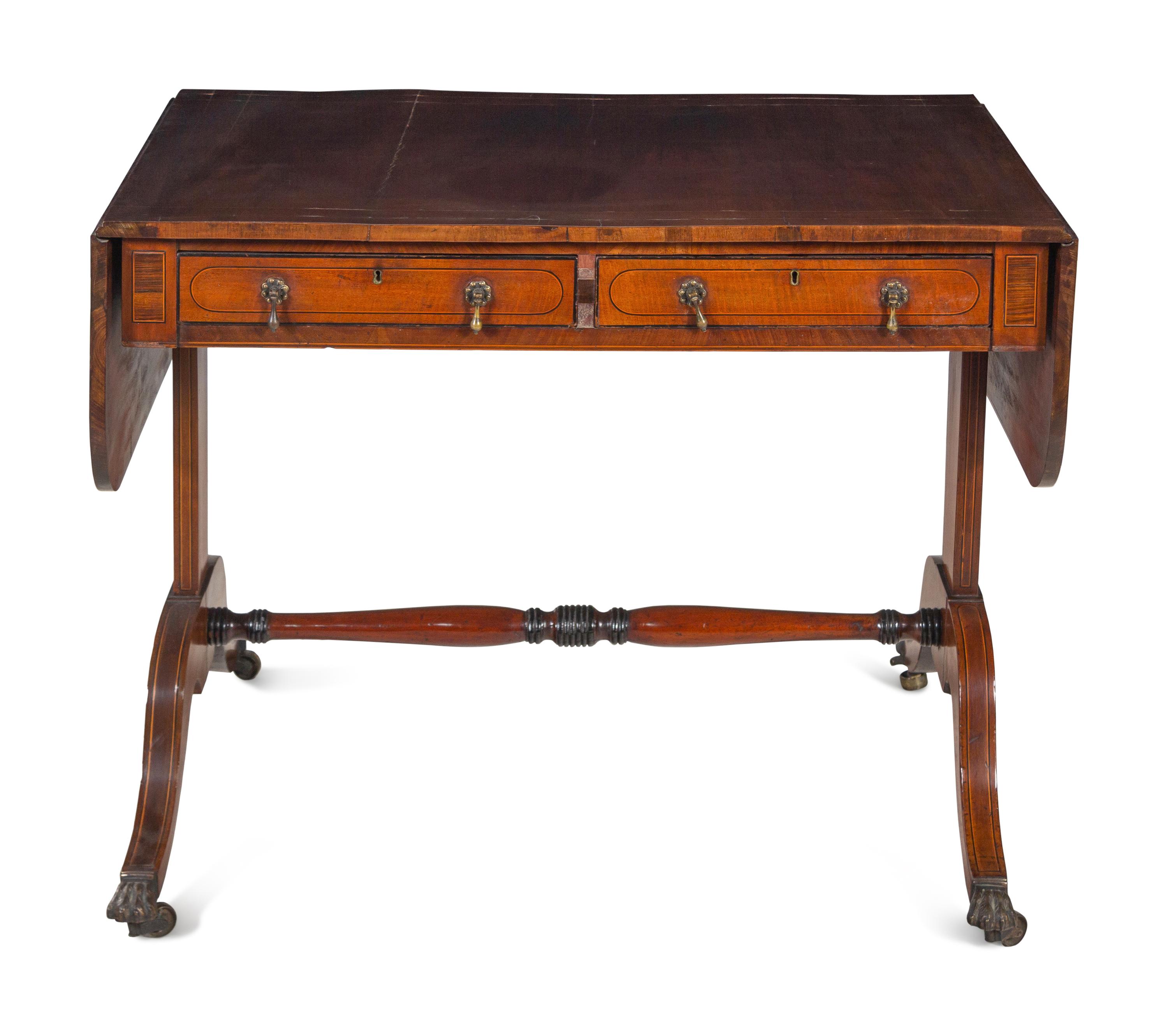A Regency Mahogany Sofa Table