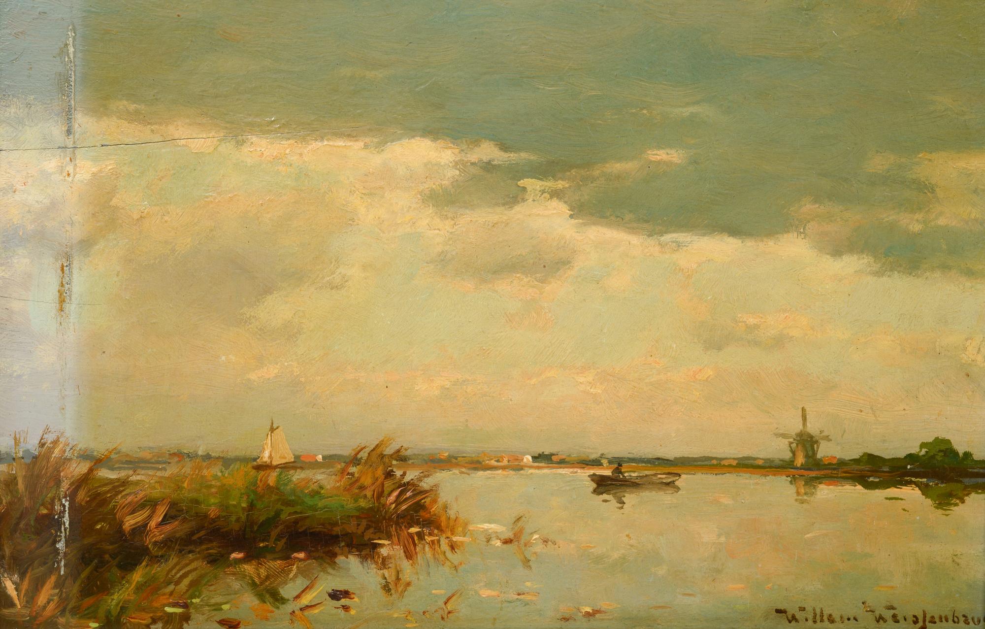 Canal and Windmill