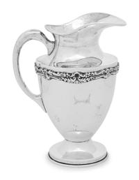 A Mexican Silver Pitcher