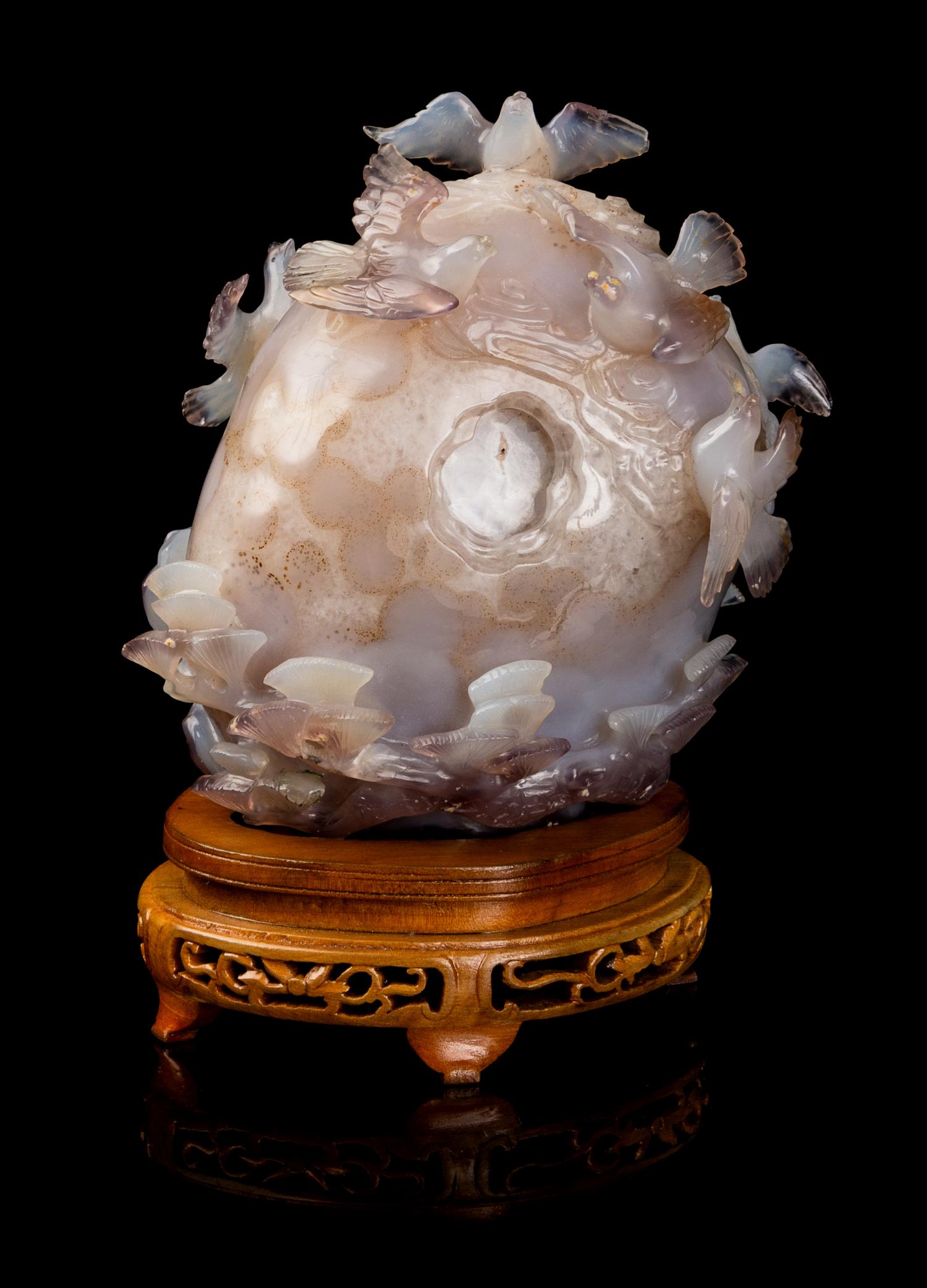 A Chinese Agate Carving