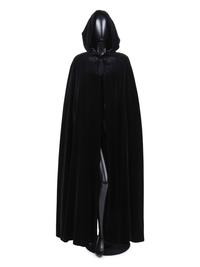 Saint Laurent Rive Gauche Hooded Velvet Cape, 1970s
