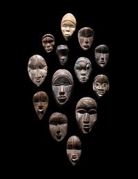 Thirteen Wood Dan Masks