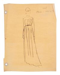 A Large Group of Norell Fashion Sketches