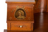 An Edwardian Style Painted Satinwood Carlton House Desk