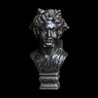 A Roman Bronze Support in the Form of a Satyr's Bust