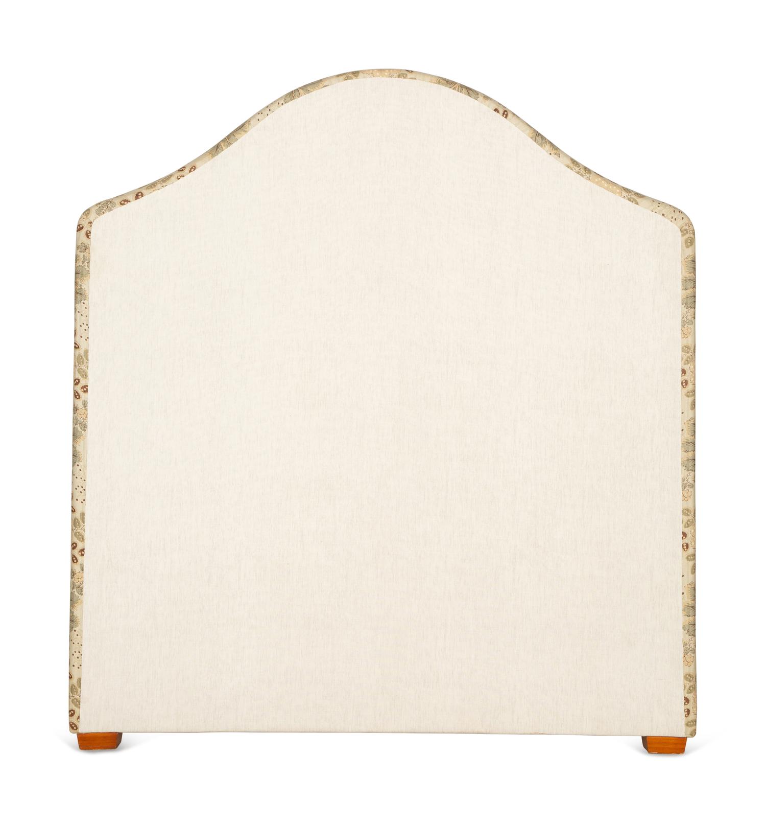 A Shaped Upholstered Headboard for a Full Bed