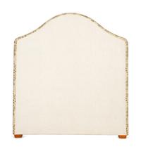 A Shaped Upholstered Headboard for a Full Bed