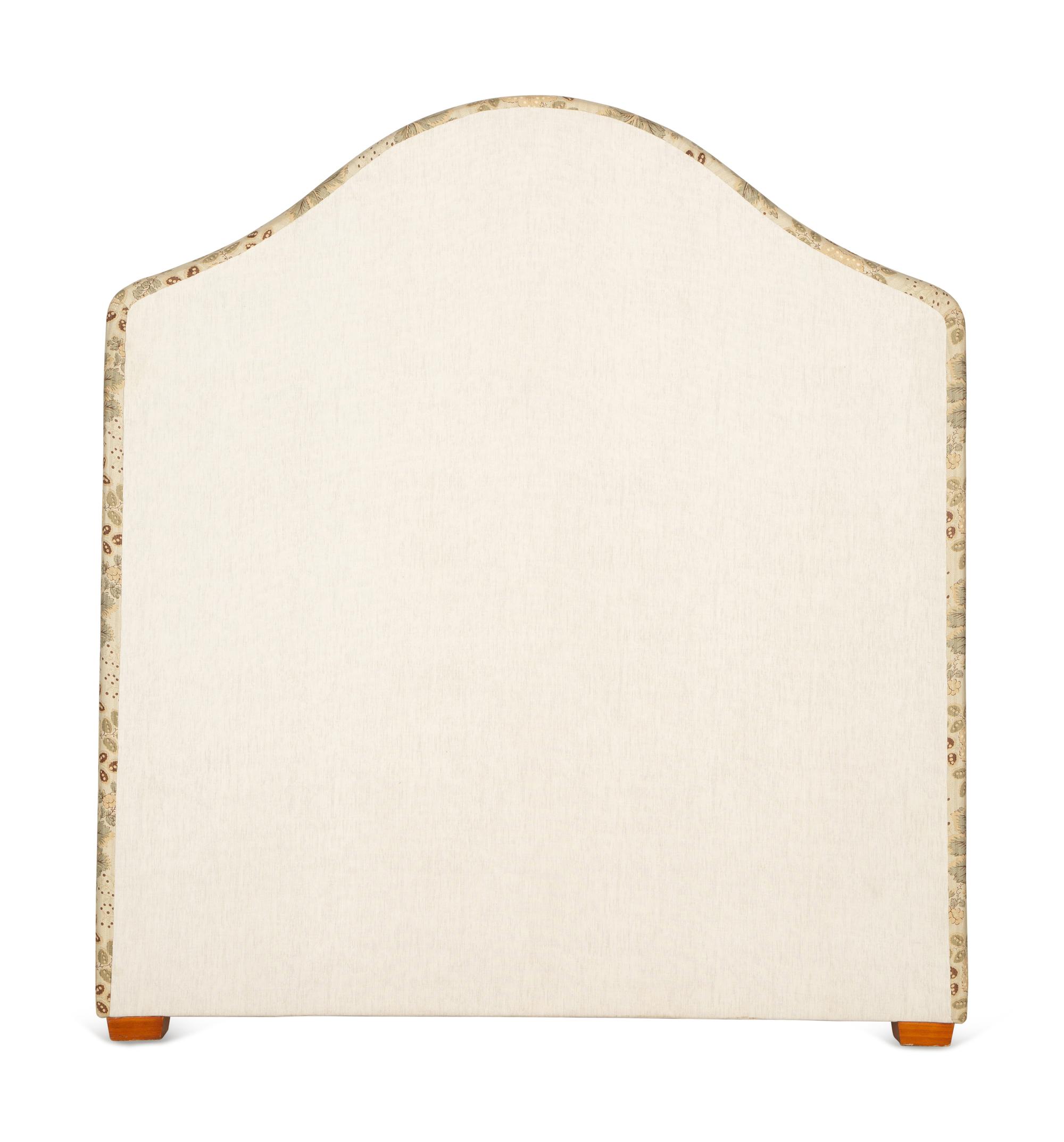 A Shaped Upholstered Headboard for a Full Bed