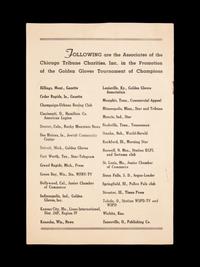 An Original 1960 Golden Gloves Tournament of Champions On Site Program Featuring Cassius Clay (Muhammad Ali)