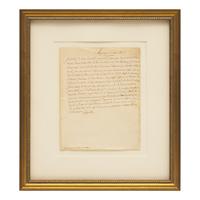 [American Revolution] Lafayette, Gilbert du Motier, Marquis de. Autograph Letter, signed