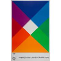 A Max Bill Poster for Olympische Spiele Munchen, 1972