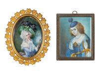 Two Continental Portrait Miniatures