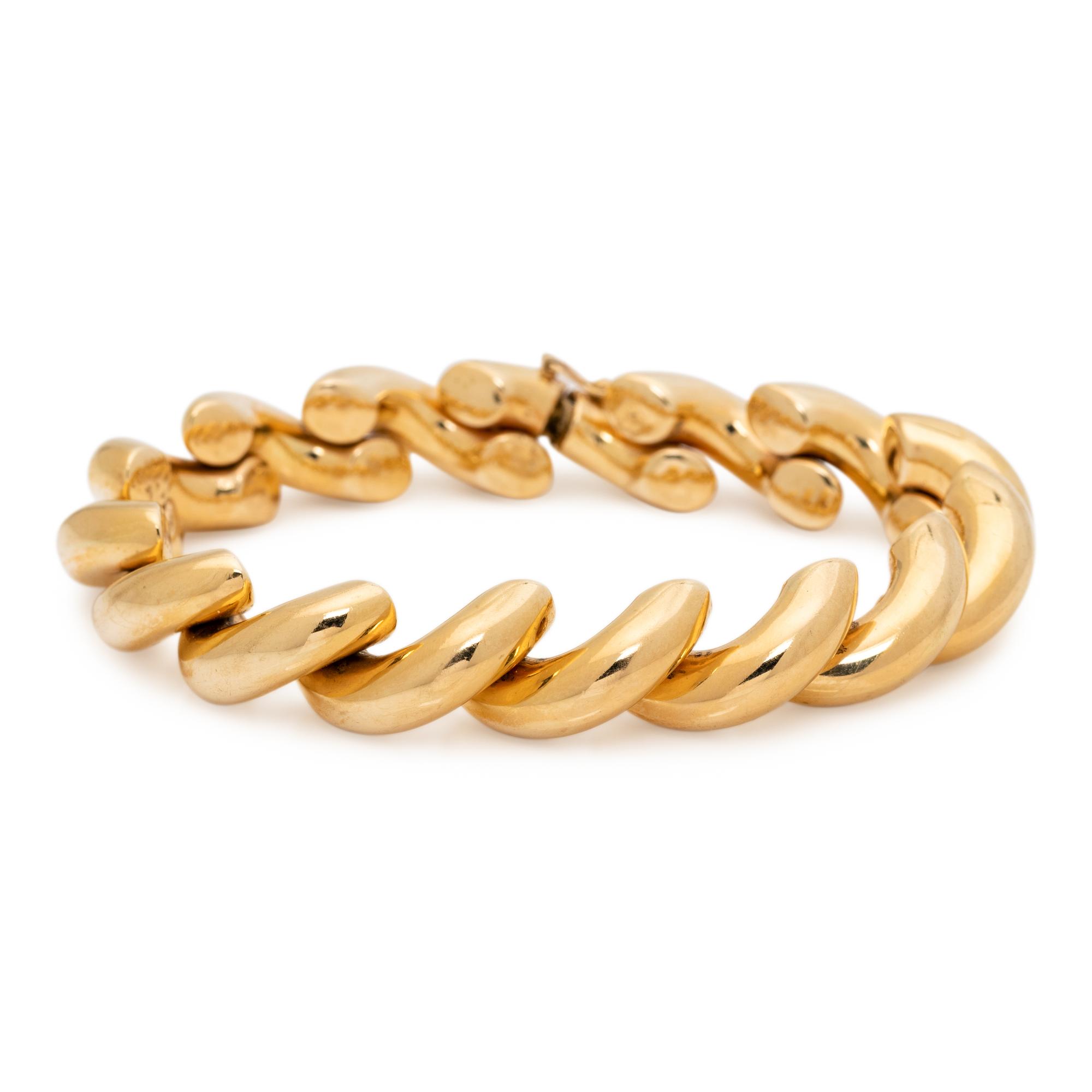 YELLOW GOLD BRACELET