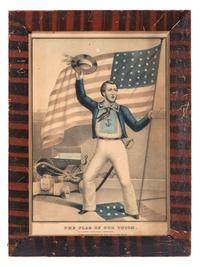 An E.B. & E.C. Kellogg Hand Colored Lithograph, 'The Flag of Our Union'