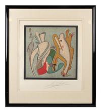 Metaphysical Composition and Untitled (a pair of works)