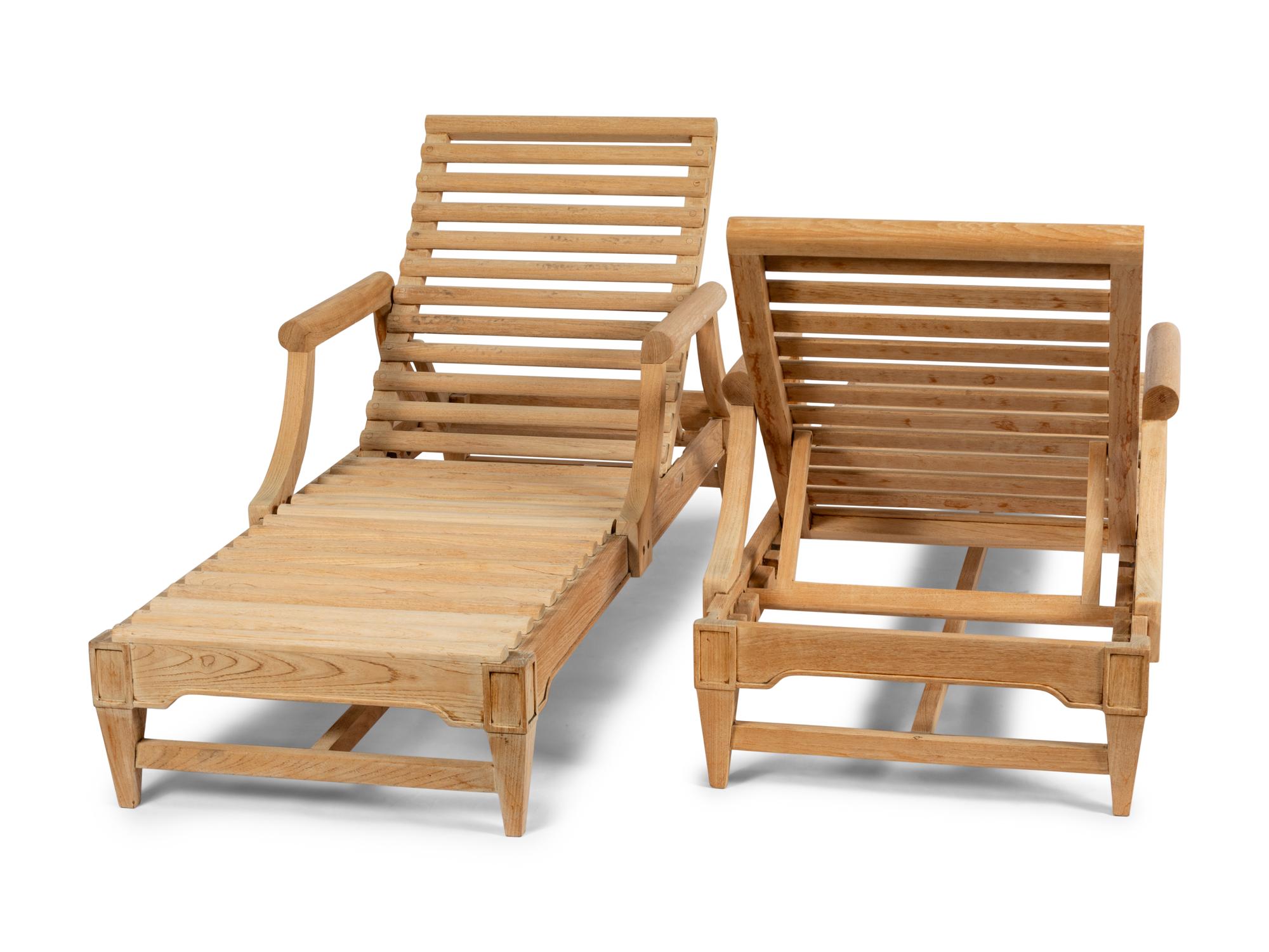 A Teak Outdoor Four-Piece Furniture Suite