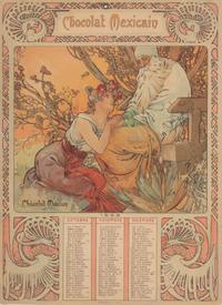 Chocolat Masson / Chocolat Mexicain, 1897 (complete set of four)