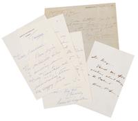 [AMERICAN POLITICAL FIGURES]. A group of 3 manuscripts by American political figures.