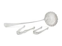 Three George III Silver Serving Articles