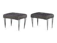A Pair of Contemporary Ottomans