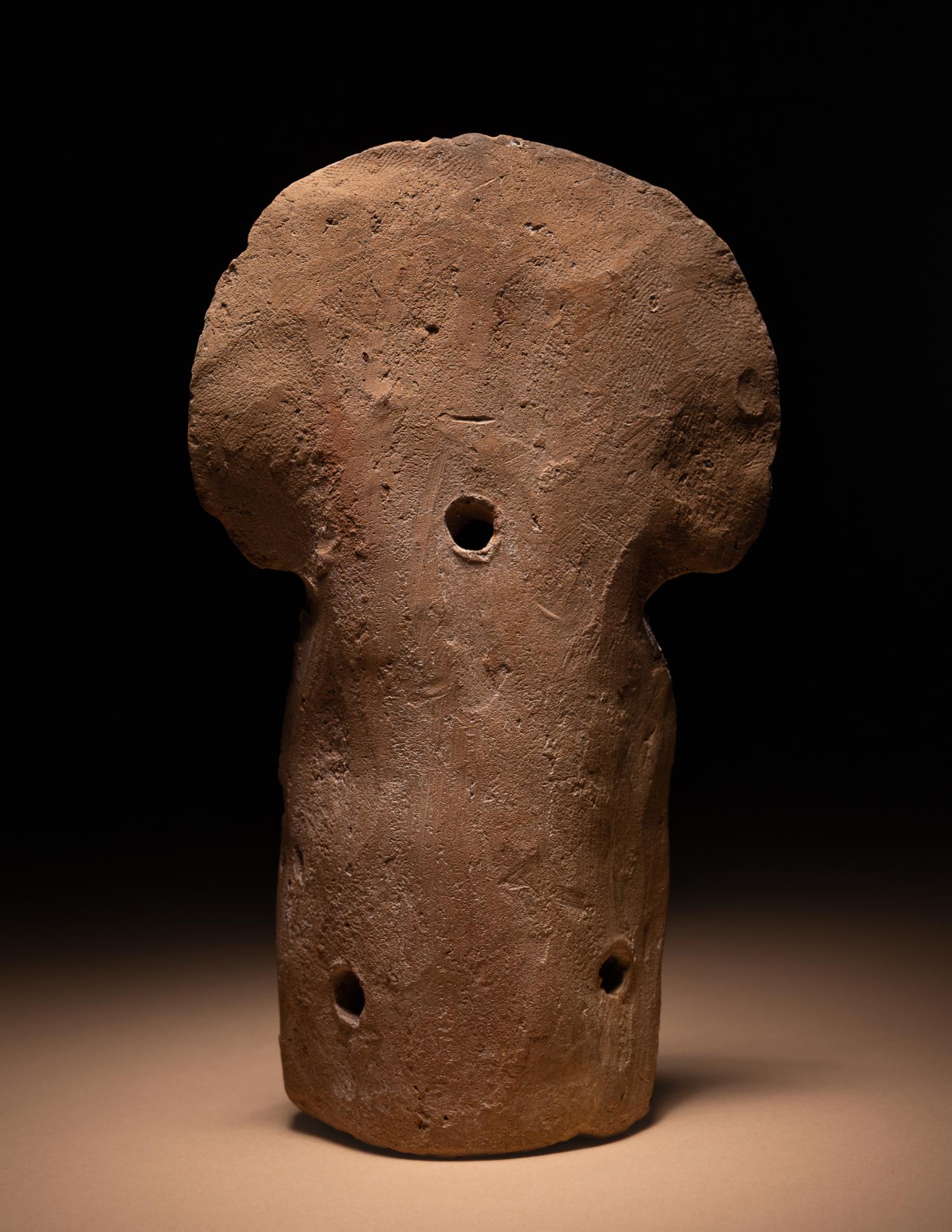 A Maya Rattle Figure