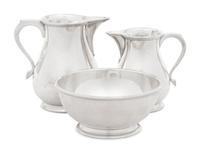 Three English Silver Table Articles