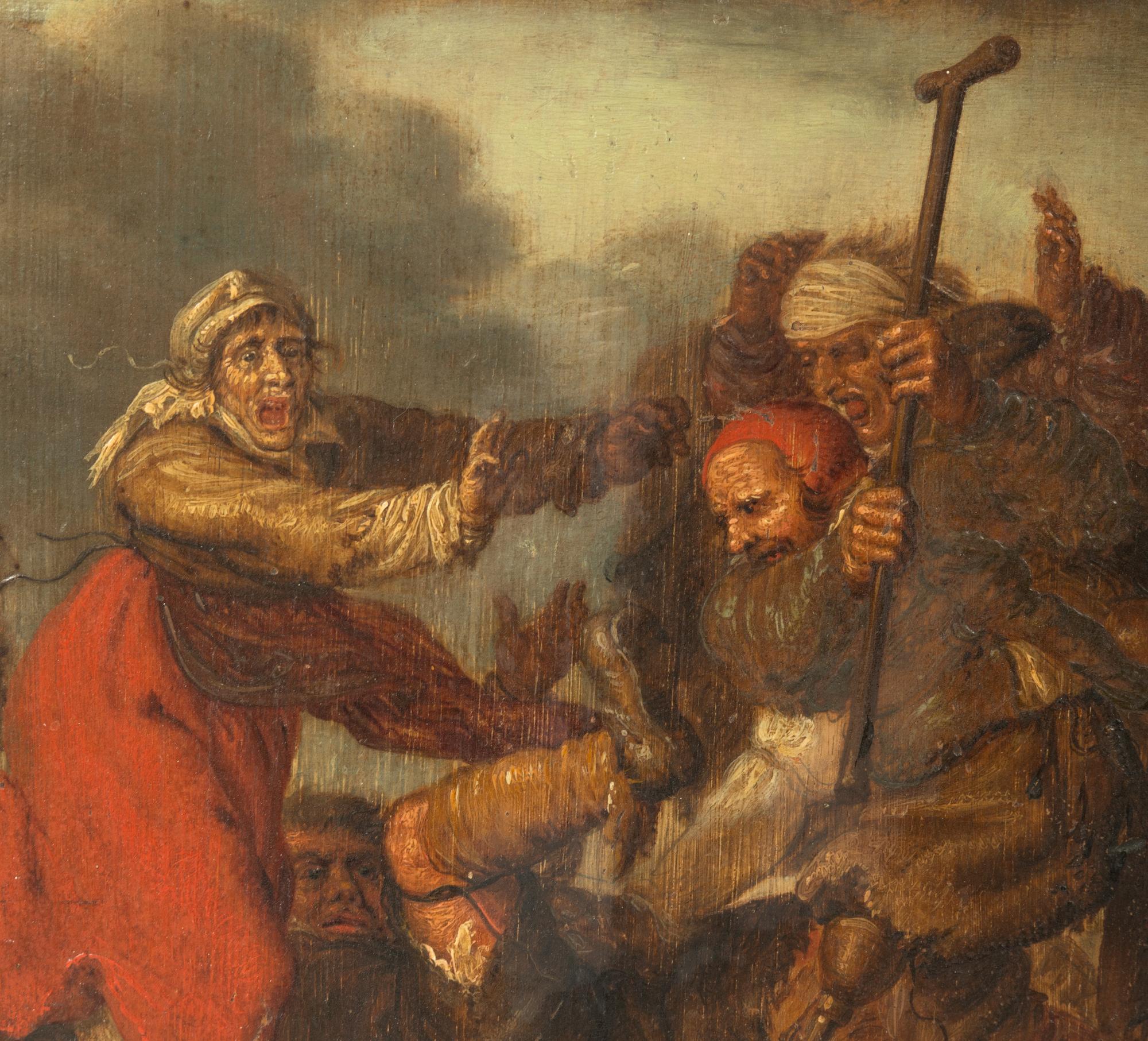 Beggars Fighting