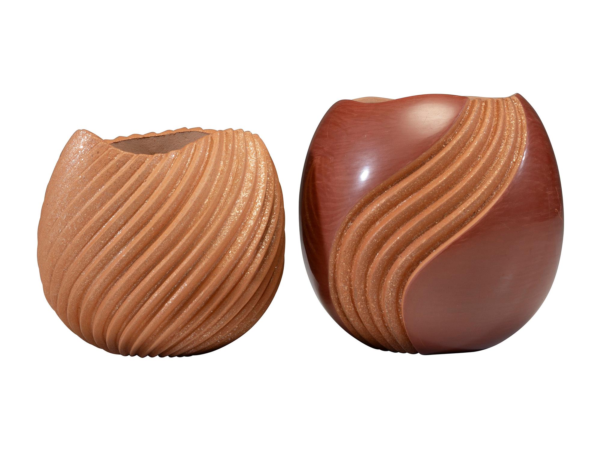Pottery Swirl Jars