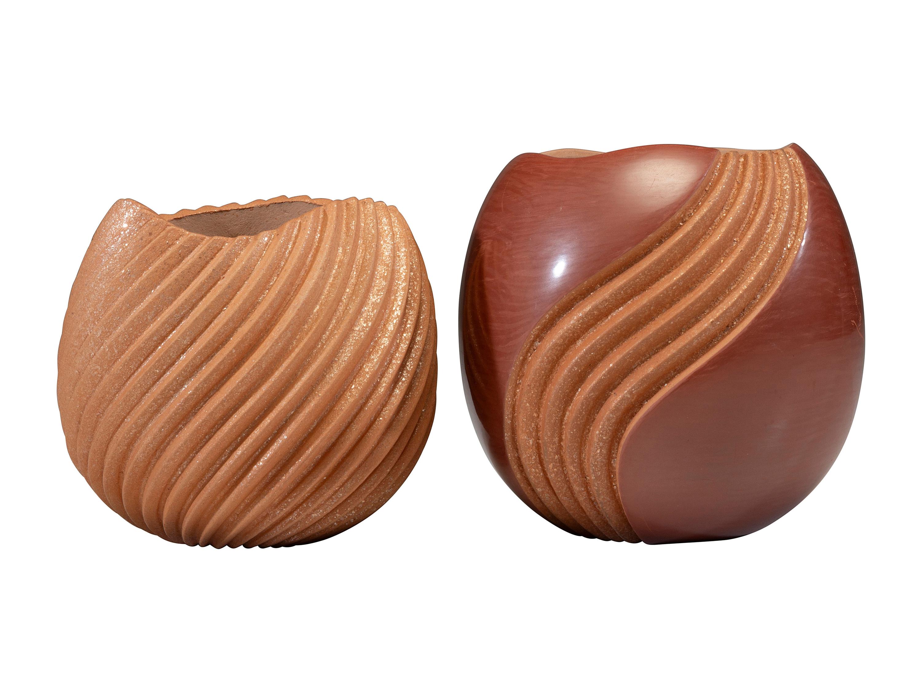 Pottery Swirl Jars