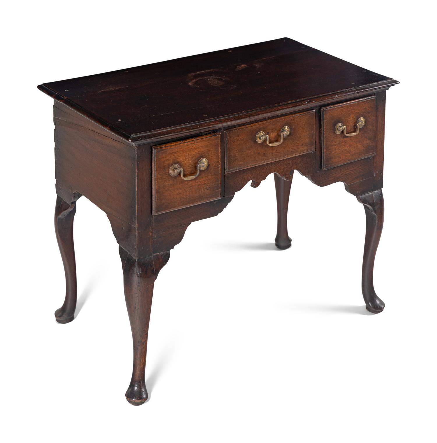 A George I Oak Dressing Table