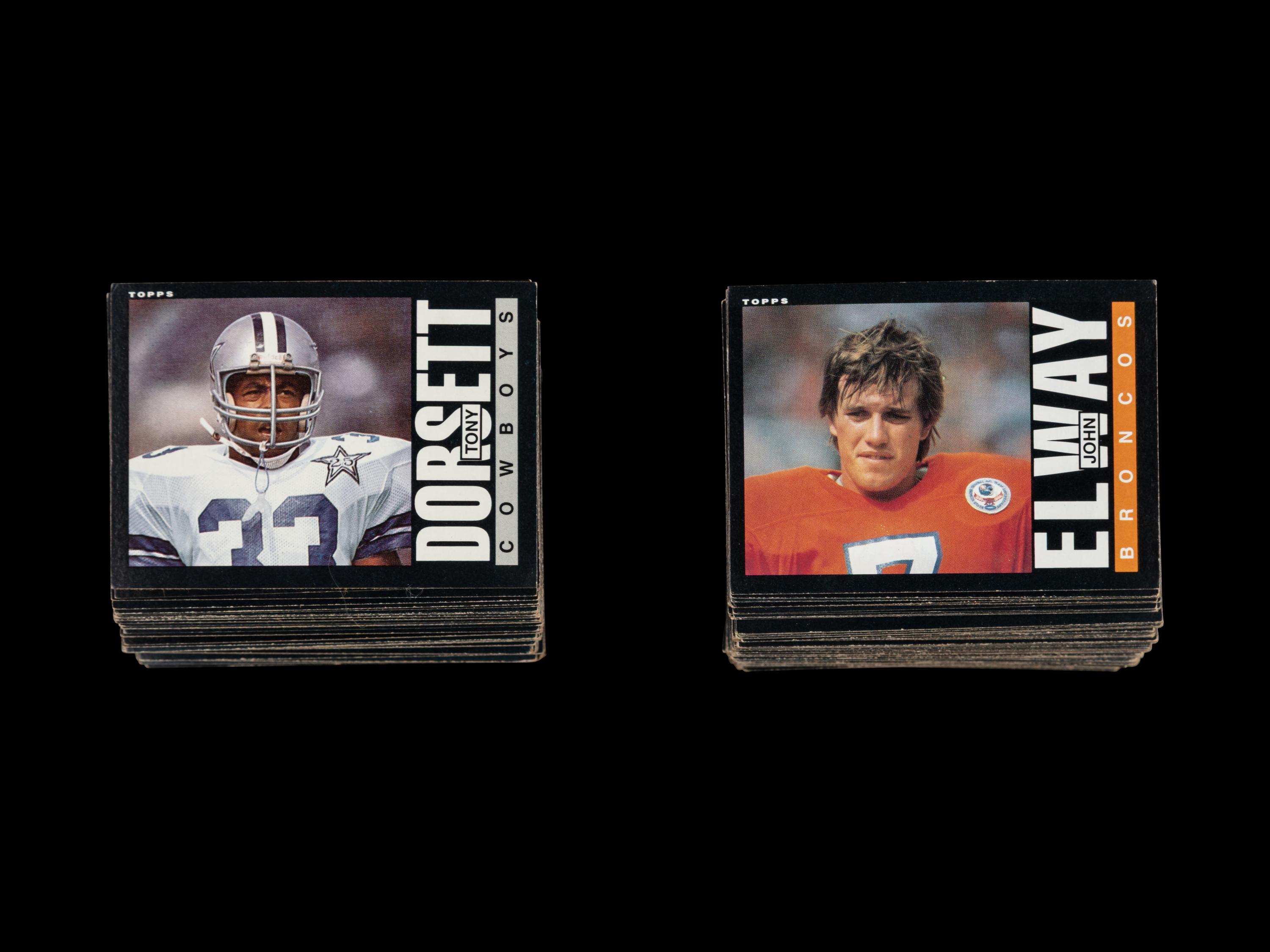 A Complete Set of 1985 Topps Football Cards