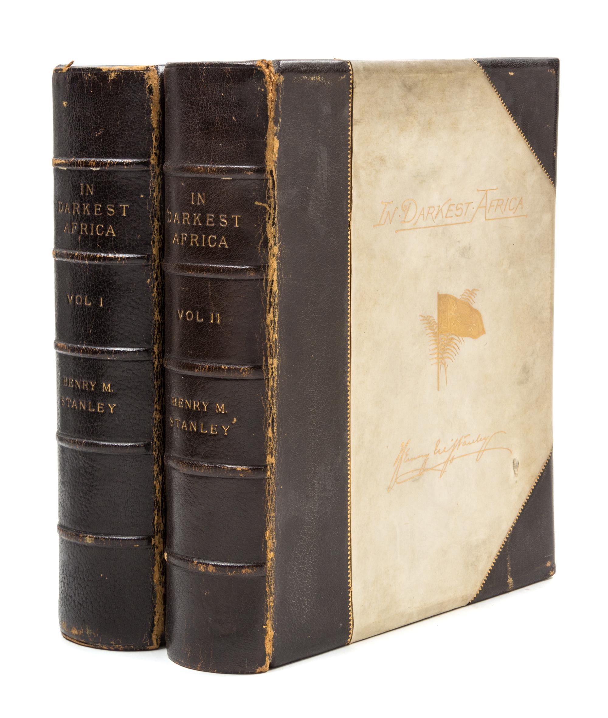 STANLEY, HENRY M. In Darkest Africa... London, 1890. 2 vols. Limited, signed by Stanley.