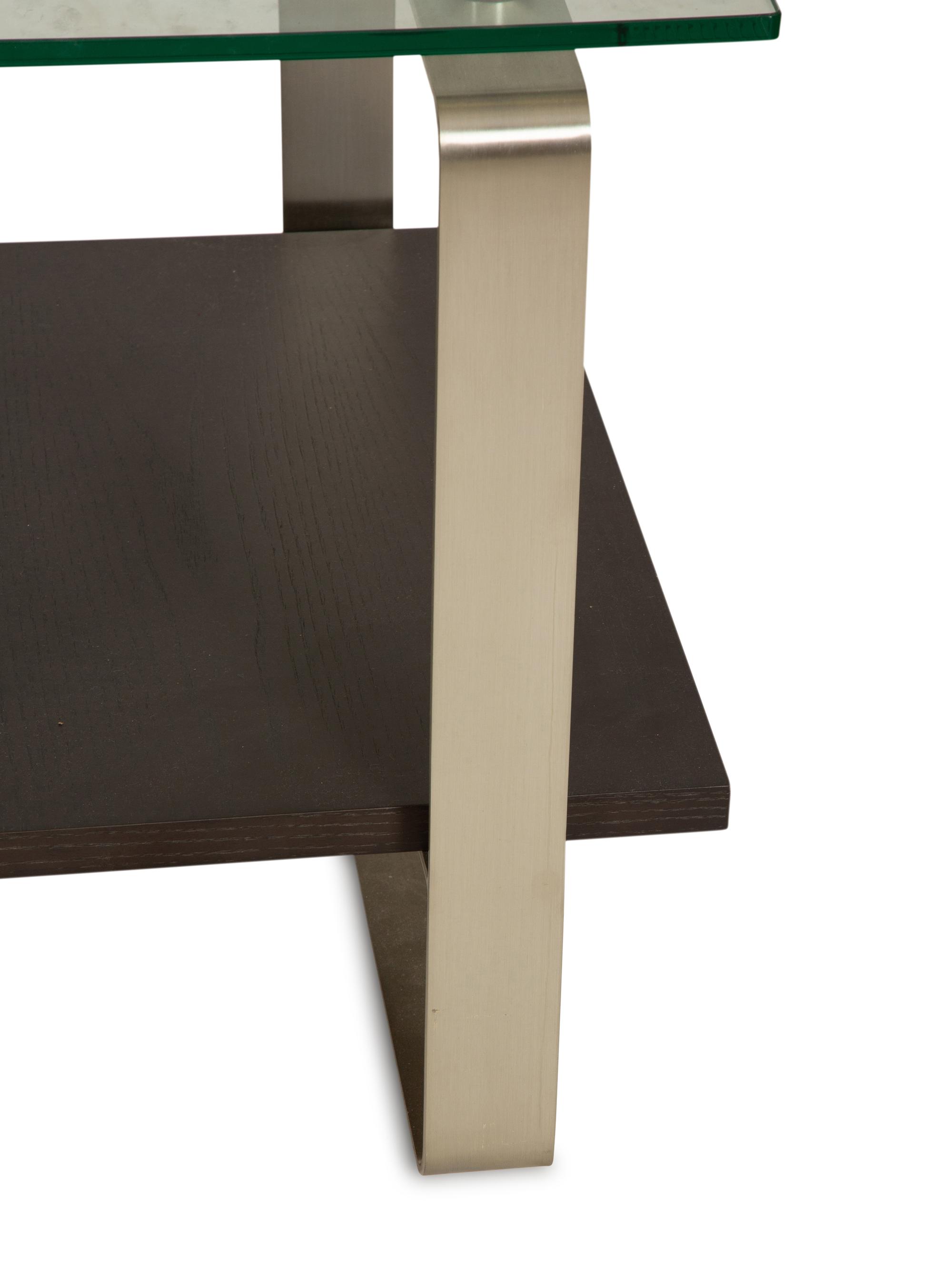 Three Modernist Glass-Top Tables