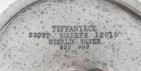 A Set of Six American Silver Cordial Stems, Tiffany & Co., New York, NY, Circa 1925, each having a conical cup with an engraved script