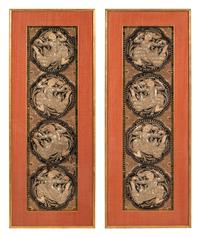 A Pair of Burmese Wall Hangings