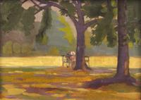 In Central Park (a double-sided work)