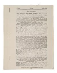 [MILITARIA - CIVIL WAR]. West Point album featuring 34 portraits of faculty, staff, and cadets, many of whom would serve in the Civil War, 1859.