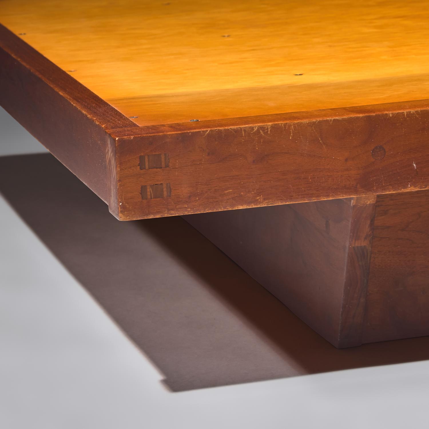 Pair of Conoid platform beds, twin size, 1965/1966
