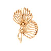 FRENCH, RETRO, ROSE GOLD BROOCH