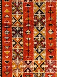 A Moroccan Wool Rug