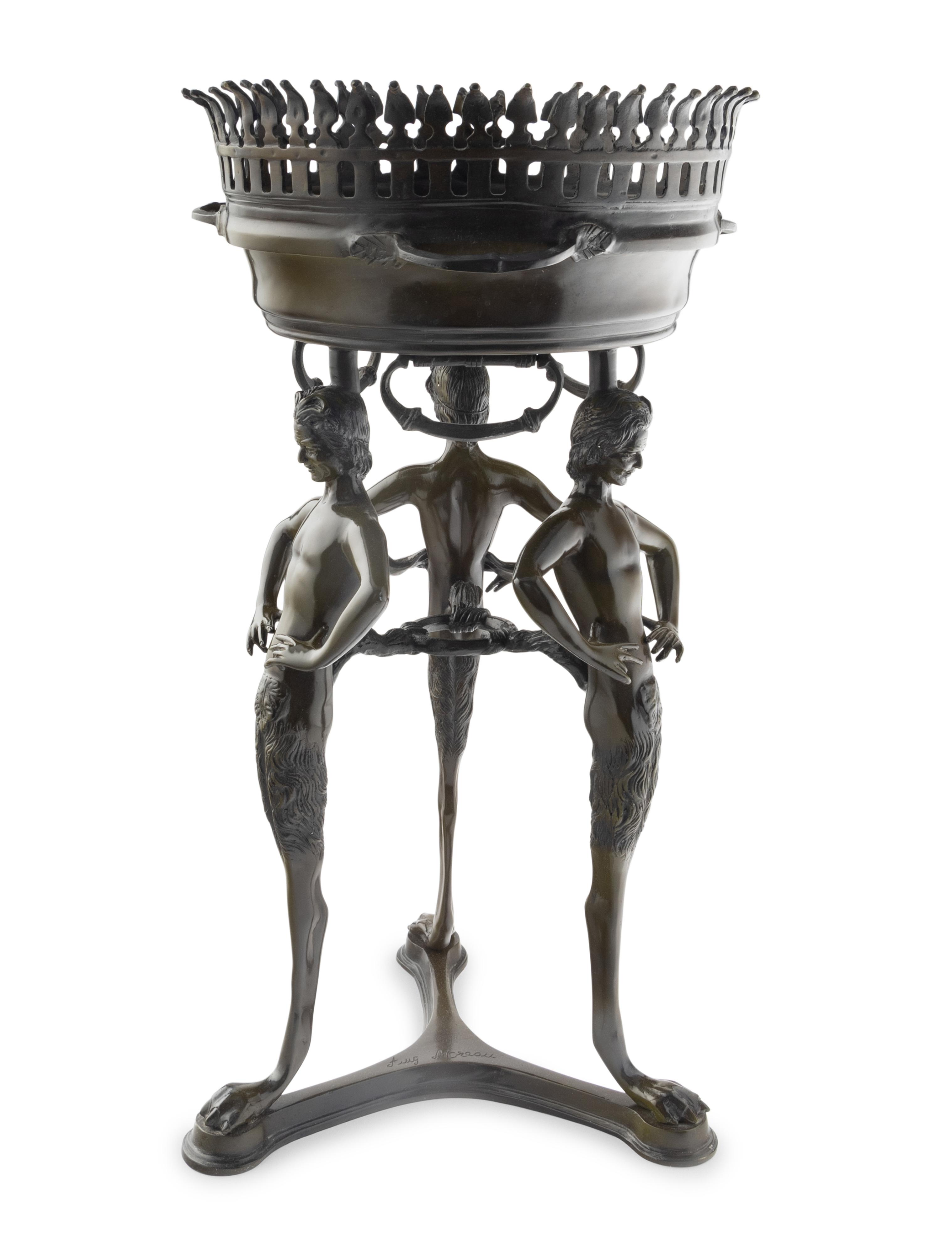 A Pompeiian Style Bronze Jardinière