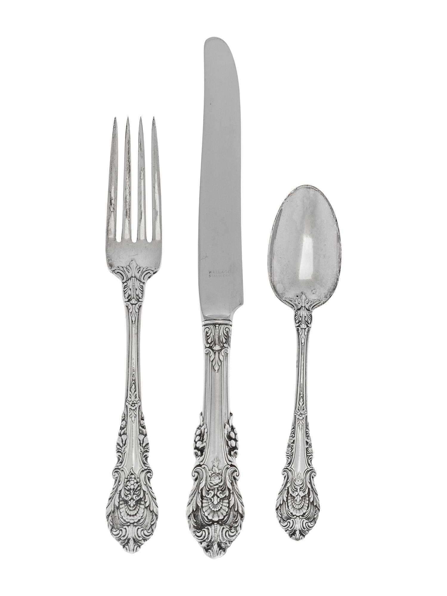 An American Silver Flatware Service