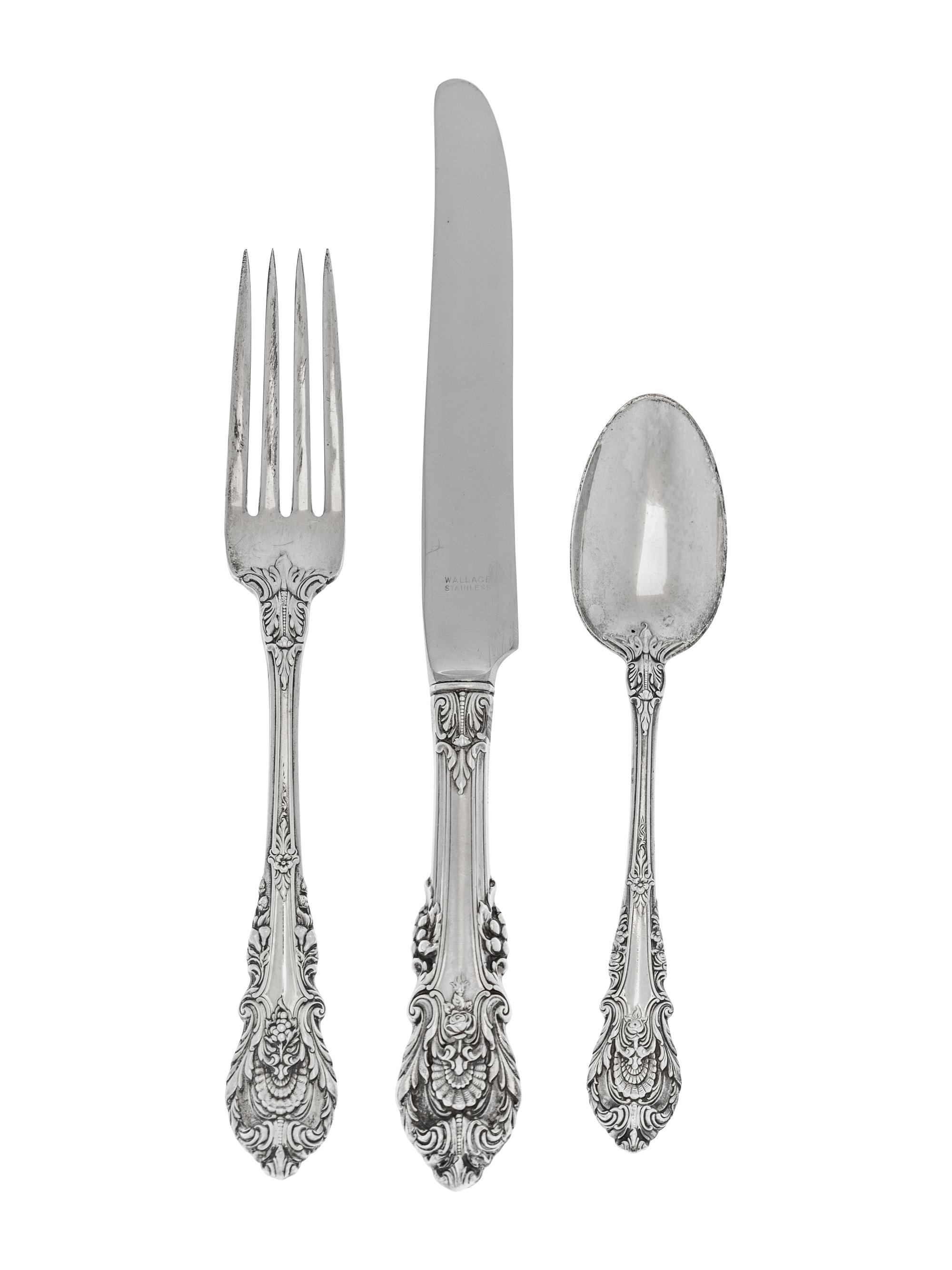 An American Silver Flatware Service