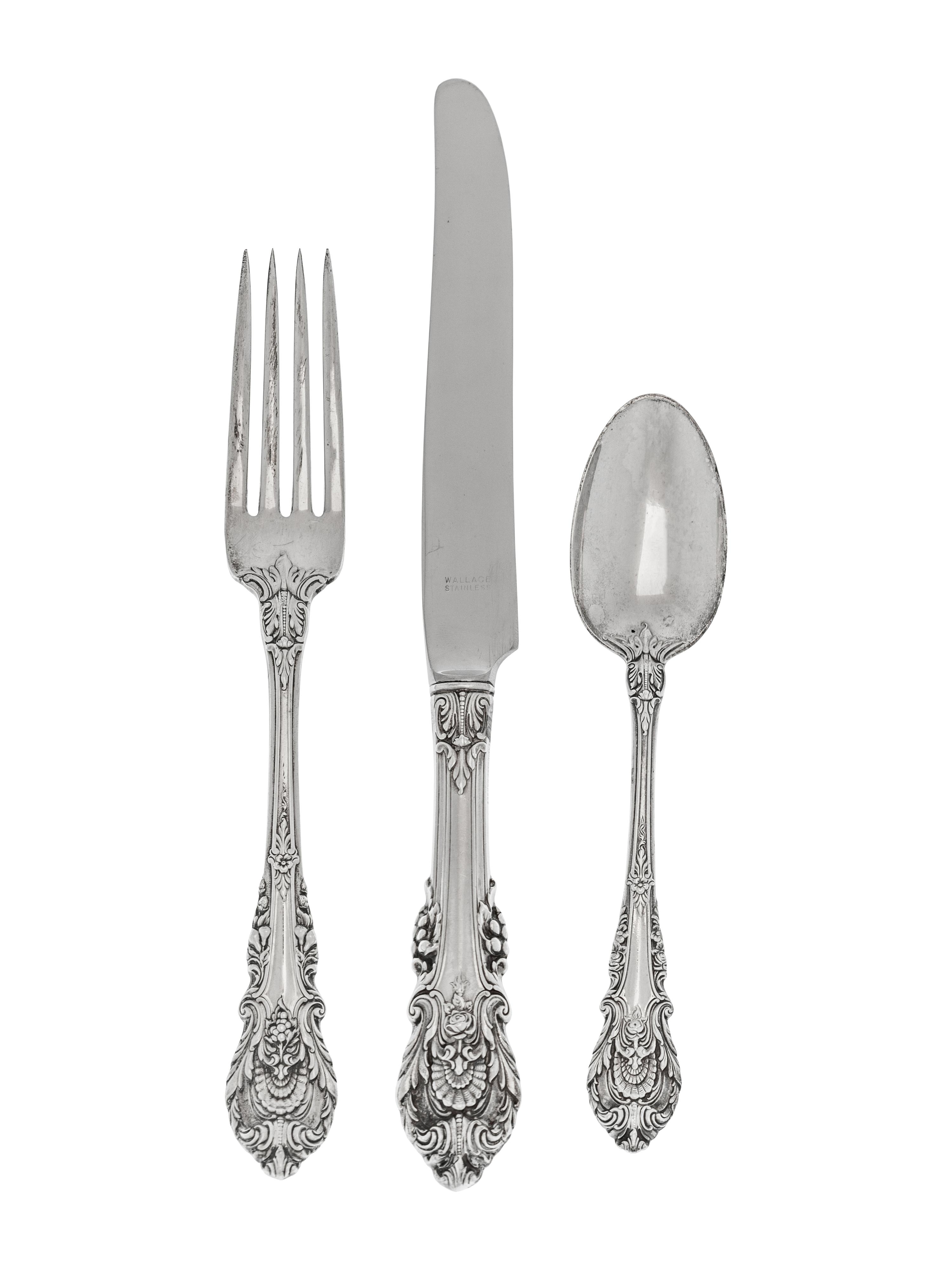 An American Silver Flatware Service