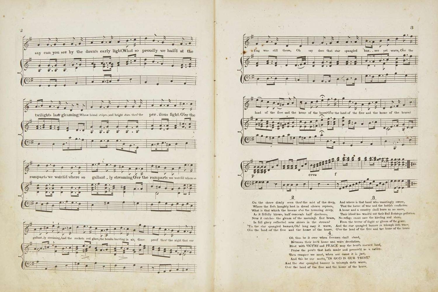 [Americana] (Key, Francis Scott): The Star Spangled Banner...