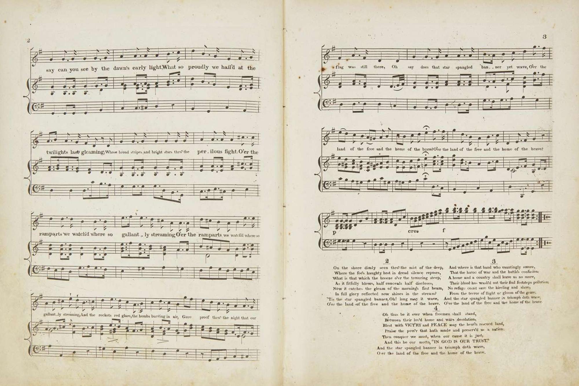 [Americana] (Key, Francis Scott): The Star Spangled Banner...
