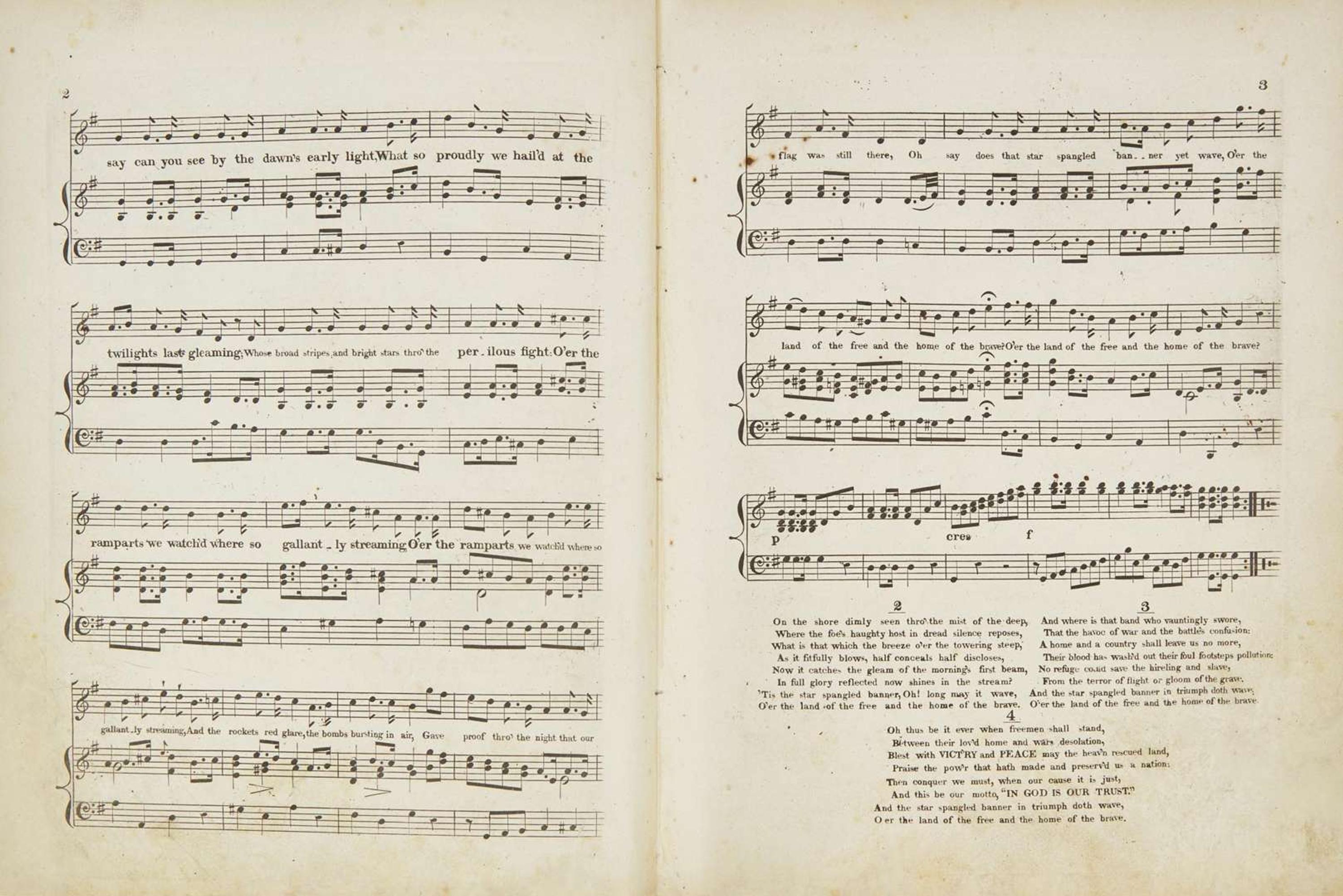 [Americana] (Key, Francis Scott): The Star Spangled Banner...