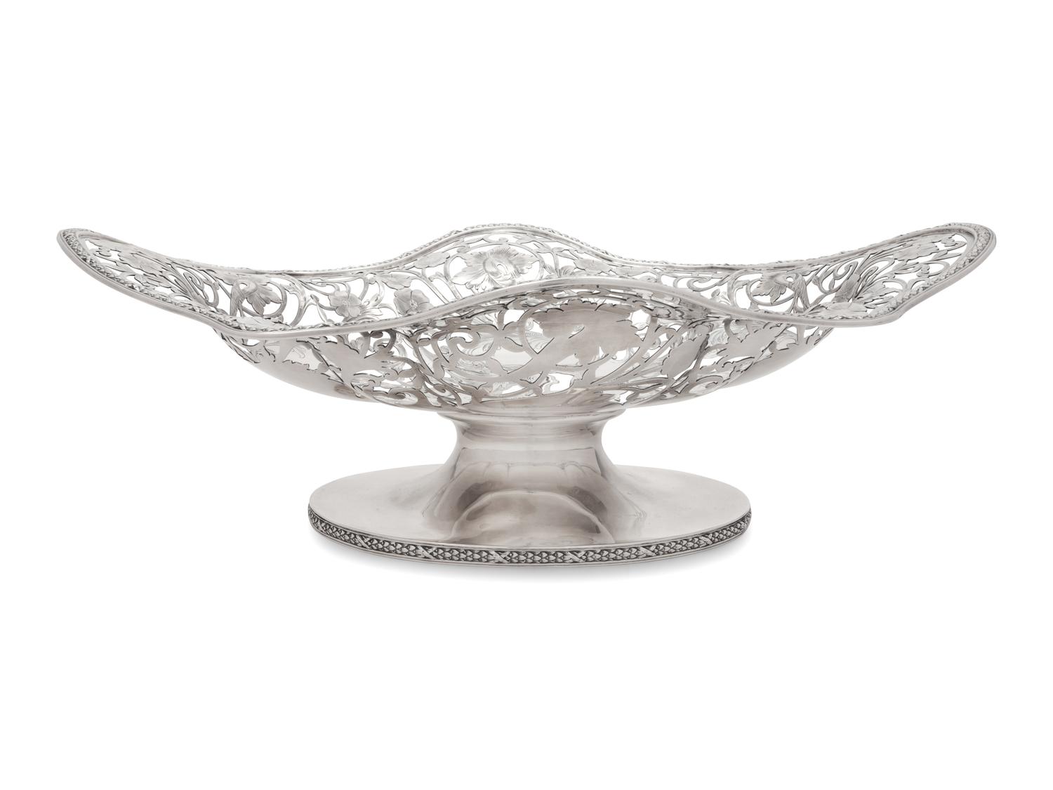 An American Silver Pierced Center Bowl