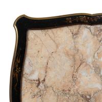 A Louis XV Style Black Lacquer and Gilt Bronze Mounted Table