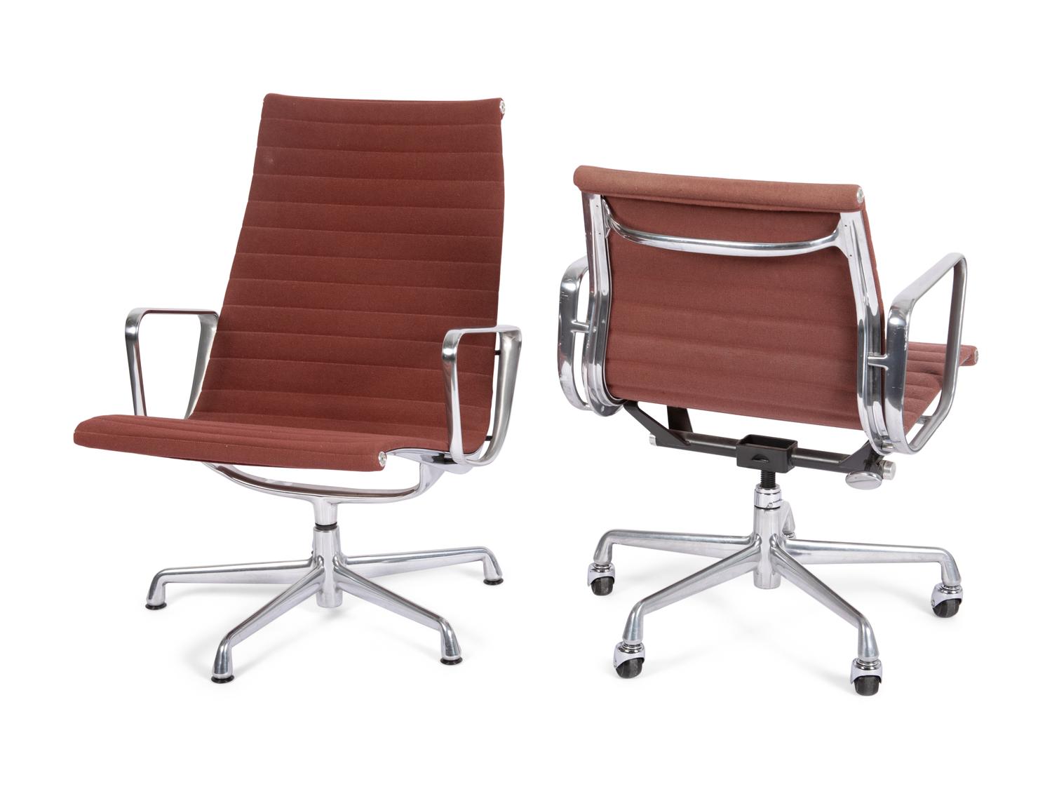 A Pair of Herman Miller Aluminum Group Desk Chairs